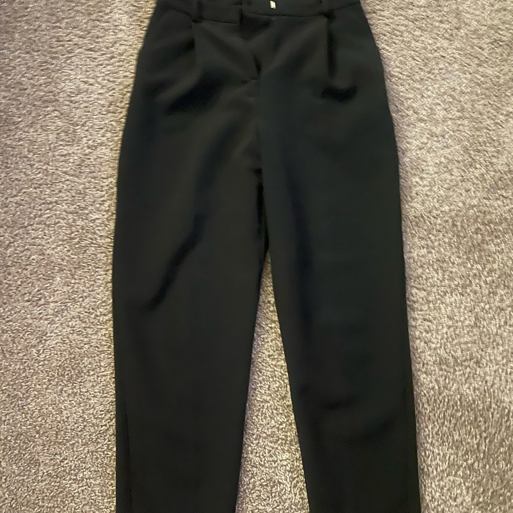 Topshop Black Tailored Pants